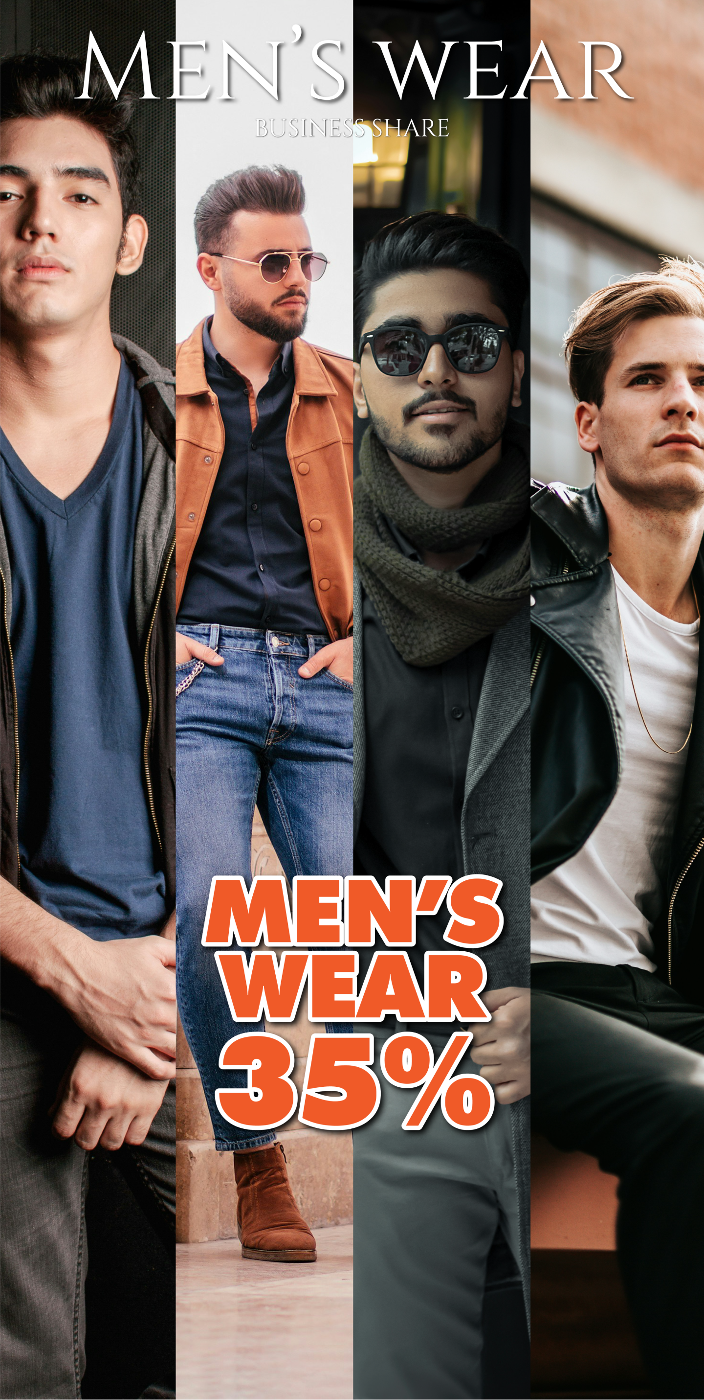 Men's Wear page content section image